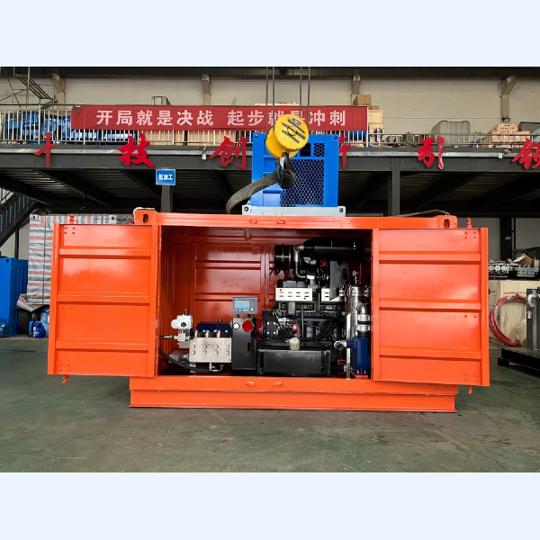 硬质地层高压水刀引孔打桩设备